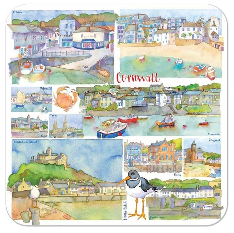 Cornwall Coasters (4 Pack)